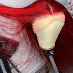 100% Human Hair 13 x 4 Lace Front Wig 200% Density Transparent Lace Front Straight Lace Front Wig, Weave Ponytail Hairstyles, Remy Hair Wigs, Bob Lace Front Wigs, Natural Black Women, Red Wigs, Burgundy Hair, Straight Lace Front Wigs, Wig Making