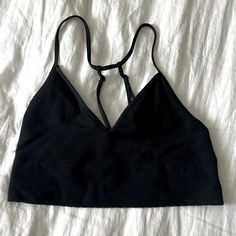 4.5 Star-Rated Bralette By Anthropologie Size S/M Basically Brand New, Worn Just A Few Times Not Supportive Enough For Me As 34d Care & Content Modal, Polyamide, Elastane Pullover Styling Hand Wash Imported Size & Fit 8.75"L Summer Low-cut Sports Bra With Built-in Bra, Black Triangle Top Sports Bra With Built-in Bra, Workout Top With Built-in Bra, Triangle Shape, Summer Triangle Top Camisole, Bra Friendly, Summer Bra-friendly Triangle Top Camisole, Summer Triangle Top Bra Friendly Camisole, Stretch Triangle Crop Top With Adjustable Straps, Triangle Stretch Crop Top With Adjustable Straps, Black Seamless Camisole For Loungewear