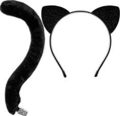 Halloween Party Costume Accessories With Cat Design, Adjustable Cat Ears Costume Accessories For Halloween, Cat Ears Costume Accessories For Costume Party, Black Cat Ears For Halloween, Adjustable Cat Ears For Halloween, Halloween Cat Ears Headband For Costume Party, Novelty Cat Design Costume Accessories For Party, Black Cat Design Costume Accessories For Costume Party, Cat Design Novelty Party Costume Accessories