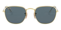 RAY-BAN Frank RB3857 9196R5This square Ray-Ban sunglass comes in a legend gold frame with blue lenses.Ray-Ban is an iconic eyewear brand that has been at the forefront of sunglasses fashion since its establishment in 1937. With a legacy spanning decades, Ray-Ban has become synonymous with timeless style, exceptional quality, and innovation in eyewear design.Ray-Ban sunglasses are instantly recognizable and have achieved iconic status in popular culture. The brand's collections feature a range of Gold Wayfarer Sunglasses With Uva Protection, Classic Yellow Gold Sunglasses With Gradient Lenses, Classic Yellow Gold Tinted Sunglasses, Classic Yellow Gold Polarized Sunglasses, Gold Wayfarer Sunglasses For Formal Occasions, Classic Yellow Gold Sunglasses With Polarized Lenses, Classic Gold Square Frame Sunglasses, Gold Rectangular Sunglasses With Uva Protection, Gold Polarized Square Frame Sunglasses