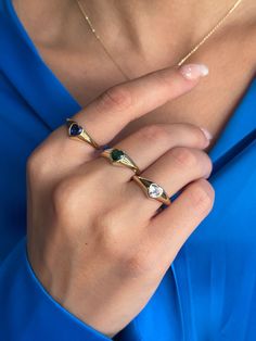 Our heart rings are made of 14k solid gold and its available in four different gem color options; white zircon, blue zircon, green zircon, and pink zircon. All the rings are very charming with heart-shaped zircon stones. They fit your all outfit at any time of the day. It has cute, dainty, and minimalist style that will be your favorite ring! If you consider these gold heart signet rings as a gift for special days, they can be an excellent present for your loved ones on their birthdays, valentin Valentine's Day Heart Shaped Signet Ring In Fine Jewelry, Minimalist Heart-shaped Signet Ring For Valentine's Day, Gold Heart-shaped Minimalist Signet Ring, 14k Gold Heart-shaped Signet Ring Gift, Heart Ring Gold, Valentine's Day Heart-shaped 14k Gold Signet Ring, Pink Heart Rings, Heart Signet Ring, Pink Zircon