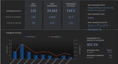 the dashboard screen shows that there are many different types of data