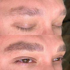 Eyebrow Before And After, Dark Brows, Facial Contouring, Permanent Cosmetics, Natural Brows, Cosmetic Treatments, After Pictures