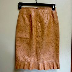 Good Preowned Condition Sz 4 36 France Made In France 1300 Dollars At Bergdorf Goodman Fitted Leather Skirt For Spring, Fitted Leather Skirt For Summer, Fitted Leather Pencil Skirt For Spring, Bergdorf Goodman, Made In France, Leather Skirt, Womens Skirt, Size 4, France