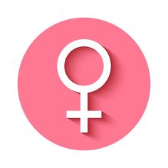 Female gender symbol icon vector illustration Male Female Icon, Female Gender Sign, Bathroom Symbols, Male Symbol, Girl Symbol, Toilet Icon, Free Symbols, Family Symbol