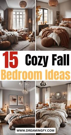 cozy fall bedroom decor ideas that are easy to do