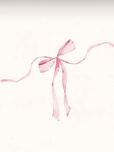 a pink ribbon is tied to a white background with space for the wording on it