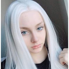 100% Heat Resistant Fiber Hair, Soft Wigs 2.Base Material: Transparent Swiss Lace Length : 22 Inches Color : Platinum White #1001 (Kind Reminder:Slightly Color Different Between Different Monitors). Texture : Straight Density : About 140%-160% Density Wigs Net Weight:About 385-415 Gram Cap : Medium Cap Size Stock , Circumference 22-22.5 Inch With Adjustable Straps And 3 Combs Long Straight Lace Front Wigs, Fringe Braid, Women Pixie Cut, White Wig, Frontal Hairstyles, Pixie Cut Wig, Short Straight Hair, Straight Lace Front Wigs, Layered Fashion