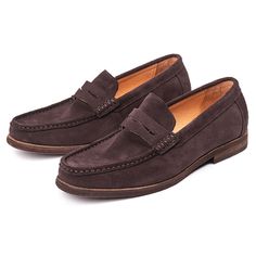 elevate your casual footwear collection with these meticulously handcrafted men's full grain leather suede loafers. designed for both comfort and style, these premium quality loafers are the perfect addition to your wardrobe. Mens Suede Loafers, Oxford Brogues, Casual Footwear, Casual Loafers, Footwear Collection, Suede Loafers, Streetwear Outfit, British Indian Ocean Territory, Soft Suede