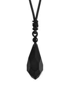 PRICES MAY VARY. ELEGANT FACETED TEARDROP DESIGN: This necklace features a beautifully faceted teardrop obsidian pendant, offering a sleek and stylish look that enhances any outfit. GENUINE OBSIDIAN STONE: Crafted from high-quality black obsidian, known for its grounding and protective properties, this pendant aids in shielding against negativity and promoting emotional stability. HEALING AND SPIRITUAL BENEFITS: Obsidian is believed to offer deep psychic cleansing, providing spiritual protection Psychic Cleansing, Obsidian Jewelry, Geometric Pendant Necklace, Emotional Stability, Obsidian Stone, Spiritual Protection, Crystal Pendant Necklace, Teardrop Necklace, Geometric Pendant