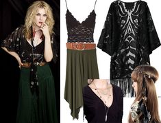 Misty Ahs Outfits, Witchy Cowgirl Outfits, Stevie Nicks Clothes, How To Dress Like Stevie Nicks, Stevie Nicks Outfit Ideas, Plus Size Stevie Nicks Fashion, Ahs Outfit Ideas, Stevie Nicks Style Inspiration, Stevie Nicks Inspired Outfits