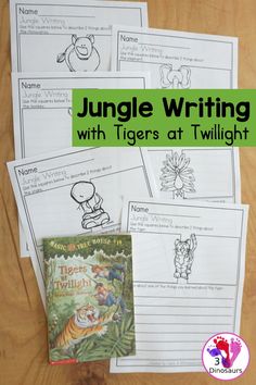 the jungle writing with tigers at twilight is an easy way to teach children about reading