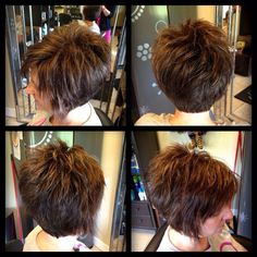 Short Wedge Hairstyles, Short Stacked Bob, Dominique Sachse, Trendy Short Hair Styles 2022, Short Hair Styles 2022, Hair Styles 2022, Stacked Hair, Stacked Bob, Short Brown Hair