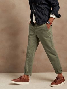 Straight-Fit Utility Pant | Banana Republic Factory Classic Bottoms With Cargo Pockets And Straight Hem, Classic Straight Leg Cargo Pants With Patch Pockets, Classic Everyday Tapered Leg Cargo Pants, Classic Tapered Leg Cargo Pants With Cargo Pockets, Chino Cotton Twill Straight Leg Work Pants, Classic Cargo Pants With Patch Pockets And Tapered Leg, Cotton Chinos With Cargo Pockets And Straight Hem, Chino Cotton Twill Work Pants Straight Leg, Utility Cargo Pants With Button Closure