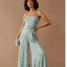 Questions? Leave A Comment Below! Just Needs Steaming Black Tie Event Dresses, Jumpsuit For Wedding Guest, Anthropologie Wedding, Cocktail Attire, Floral Jumpsuit, Wedding Guest Dress Summer, Wide Legs, Retro Chic