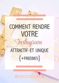 a cross with the words comment rendre votre instagramm et unique + freebies