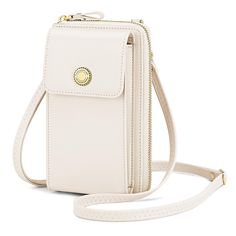 PRICES MAY VARY. Small crossbody phone purse desgin with superior and premium synthetic leather for the outside, quality magnetic closure and durable hardware, soft lining inside. Small cell phone purse crossbody bags for women dimension: 7.2" x 4" x 1.5"/18cm x 10cm x 5.5cm ( L x W x H ). Detachable and adjustable shoulder strap (13.4" - 25.8"), which can use as cell phone crossbody bag and cell phone wallet shoulder bag. Phone purse crossbody for women perfect for holding the phones up to 6.7 Crossbody Cell Phone Purse, Crossbody Phone Purse, Cell Phone Bag, Cell Phone Wallet, Cell Phone Purse, Purse For Women, Purse Crossbody, Phone Purse, Crossbody Wallet