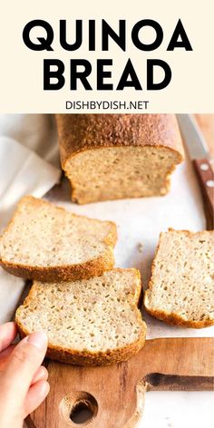 this quick and easy quinoa bread recipe is the perfect way to start your day