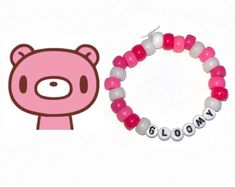 1 gloomy bear beaded bracelet Gloomy Bear Kandi, Bear Bracelet, Kandi Inspo, Gloomy Bear, Kandi Ideas, Kandi Bracelets, Bracelet Ideas, Cute Bracelets, Arm Band