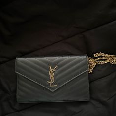 Authentic Black Ysl Wallet On Chain. No Box Or Dust Bags, Fairly Used Hence The Price. Ysl Wallet On Chain, Bags Ysl, Ysl Wallet, Saint Laurent Bags, Yves Saint Laurent Bags, Wallet On Chain, Black Wallet, Yves Saint Laurent, Saint Laurent