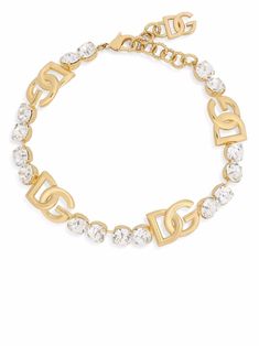 Dolce And Gabbana Bracelet, Dolce Gabbana Jewelry, Dress Reference, Element Necklace, Luxurious Jewelry, Dg Logo, Crystal Bangle, Expensive Jewelry, Jewelry Lookbook