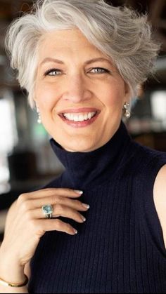 Long Layered Pixie, Grey Hair With Bangs, Pixie Haircuts For Women, Grey Hair Transformation, Haircuts For Women Over 50, Grey Hair Styles For Women, Shorthair Hairstyles, Short Hair Trends