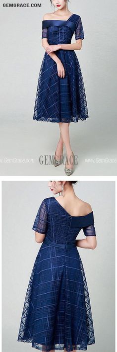 10% off now|Free shipping world-wide. Elegant Navy Blue One Shoulder Knee Length Party Dress For Weddings at GemGrace. Click to learn our pro custom-made service for wedding dress, formal dress. View #BridalPartyDresses for more ideas. Fitted Blue One Shoulder Dress For Wedding, Formal Blue One Shoulder Dress For Prom, Formal Blue One-shoulder Dress For Prom, Elegant Navy Evening Dress For Party, Blue Wedding Dress With Asymmetrical Neckline, Elegant Blue One-shoulder Dress For Prom, Blue Asymmetrical Neckline Wedding Dress, Blue Knee-length Mother Of The Bride Dress For Wedding, Blue Knee-length Mother Of The Bride Dress