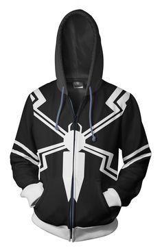 Marvel Clothing, Venom Hoodie, Agent Venom, Fake Clothes, Hoodie Images, Geeky Clothes