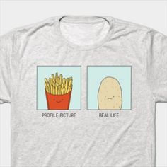 Modern pop culture meme. Social media,fries,funny,ideal,reality,image,facebook,instagram,twitter,cute,picture,fast food,food,potato,humour,retro,vintage,humor,fun,joke,movie,jokes,typography,video. Gift for Him,Her,Kids,Boys,Men,Women,Girls,Dad,Father,Mom,Husband,Wife,Grandpa,Grandfather,Boyfriend,Girlfriend,Uncle,Friend on Happy Valentines Father's Day,Retirement,Birthday. Movie Jokes, Social Media Profile Picture, Typography Video, Potato Funny, Social Media Profile, Cute Picture, Good Jokes, Life Humor