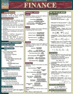 the financial statement for finance is shown in red and green, as well as an image of