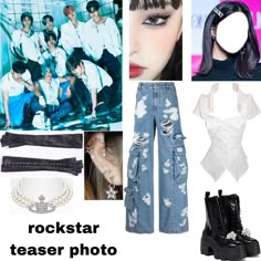 Stray Kids 9th Member Outfits Girl, Skz 9th Member Outfit, Skz Outfits Inspired, Concert Style Outfits, Stray Kids Concert Outfit, Skz Fits, Skz Concert, Stray Kids Outfits, Rock Star Outfit