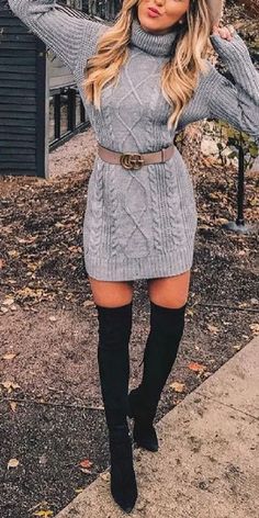 Sweater Dress Casual, Summer Outfits Women Over 40, Summer Outfits For Moms, Trendy Outfits Winter, Winter Dress Outfits, Dresses Casual Winter, Cute Winter Outfits