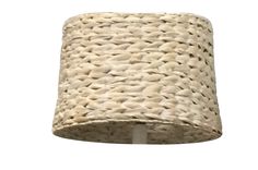 a close up of a lamp shade on a white background