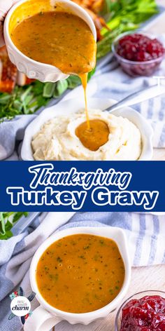 Turkey gravy in a white gravy boat. Turkey Gravy From Drippings Easy, Gravy For Thanksgiving, Thanksgiving Turkey Gravy, Gravy Turkey, Turkey Gravy From Drippings, Homemade Turkey Gravy, Making Turkey Gravy, Turkey Gravy Recipe, Potato Gravy