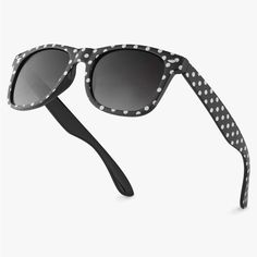 Vintage Style Sunglasses. Black With White Polka Dots. Nwt. Style Sunglasses, Black Polka Dot, Colored Sunglasses, White Polka Dot, Fashion Sunglasses, Sunglasses Accessories, Vintage Style, Polka Dot, Polka Dots