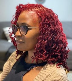 30 Incredible Hairstyles Proving You Need Sisterlocks ASAP - Hair Adviser Curled Sisterlocks, Shoulder Length Locs, Microlocs Styles