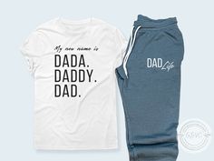 Dad shirt and jogger sweatpants set with pockets is perfect for dad coming home from hospital outfit. Makes a unique gift for dad for babyshower, Father's day gift from kids, birthday gift, or Christmas gift. Great as loungewear or casual wear. Available in X Small to 2X Large sizes in neutral colors. ♥EACH PIECE SOLD SEPARATELY, OR AS A SET MATCHING MOM SET AVAILABLE HERE: https://gbvc.etsy.com/listing/1316464044/mom-coming-home-outfit-mom-sweatpants TO SEE MY STOREFRONT FOR MORE ITEMS, GO HERE Gifts For Expecting Dads, New Dad Gift, Unique Gifts For Dad, Delivery Room, Hospital Outfit, Matching Mom, Sweatpants Set, Dad Life, Coming Home Outfit