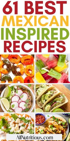 mexican inspired recipes with the title text overlay