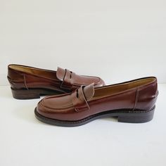 Sam Edelman Colin Spiced Brandy Leather Loafers Size 8.5 Us Heel 1" Brown Loafers, Sam Edelman Shoes, Leather Loafers, Sam Edelman, New Shoes, Flat Shoes Women, Comfortable Shoes, Brandy, Loafer Flats