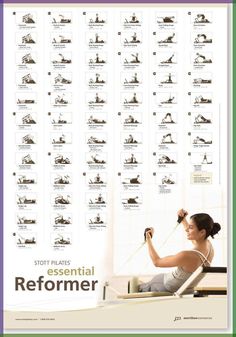 PRICES MAY VARY. This full-size wall poster includes individual photograph highlights of all 36 exercises of the STOTT PILATES Arc Barrel repertoire Dry mount or frame to suit your décor for quick visual reference of each move in sequence Featuring suggested repetitions for each exercise, the Complete Arc Barrel Wall Chart makes planning workouts easy Printed on recycled paper using vegetable-based inks that contain low VOCs (volatile organic compounds) Pilates Wall, Stott Pilates, Exercise Chart, Full Body Pilates Workout, Yoga Ashtanga, Pilates Reformer Exercises, Studio Pilates