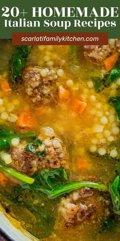 a bowl filled with meat and vegetable soup