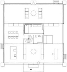 the floor plan for an office with two desks