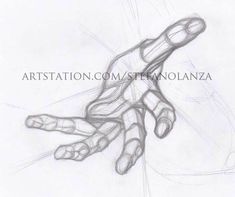 a pencil drawing of a hand reaching for something