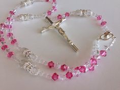 sold individually ,6 mm crystal, make this elegant Rosaries a must have in any Catholic Home,. Is complete with 5 decades of 10 beads each,..Perfect gift for someone special..comes in a nice gift box. Please specify color, when orderingthis is authentic Crystal..Each rosary is 18" around and 16" long from to to bottom. Crucifix is 3" tall and 1.5" wide. Gift Jewelry With 8mm Crystal Beads, Clear Crystal Necklaces With Round Beads For Gifts, Clear Crystal Necklace With Round Beads As A Gift, Clear Crystal Necklace With Round Beads For Gifts, White Faceted Beads Crystals For Gift, Spiritual Faceted Beads Crystals As Gift, Faceted Crystal Gift, Faceted Crystals As Gifts, Gift Crystal Necklaces With Round Beads