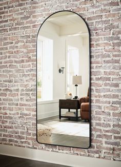 Sethall Black Floor Mirror - Ornate Home Black Floor Mirror, Metal Floor, Black Floor, American Furniture, Metal Mirror, Mirrors Wayfair, Ashley Furniture, Floor Mirror, Black Mirror