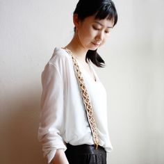 Boho Beads Trim Suspenders Boho Beads, Beaded Trim, Pearl Necklace