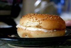 a close up of a sandwich on a plate