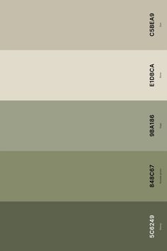 some green and brown colors are in the same color scheme