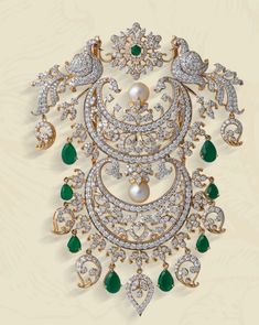 Baby Annaprasana Ideas, Diamond Locket, Diamond Pendants Designs, Elegant Jewellery, Jewellery Indian, Diamond Pendants, Jewelry Drawing, Emerald Necklace, Pendant Design