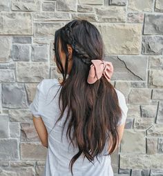 Stunning half bun hairstyle ideas | Trendy hairstyle ideas Half Up Half Down Hair Ribbon, Half Up Half Down Hair With Bow, Disneyland Hair, Hairstyle With Bow, Braided Half Up Half Down Hair, Braid Half Up Half Down, Bow Braid